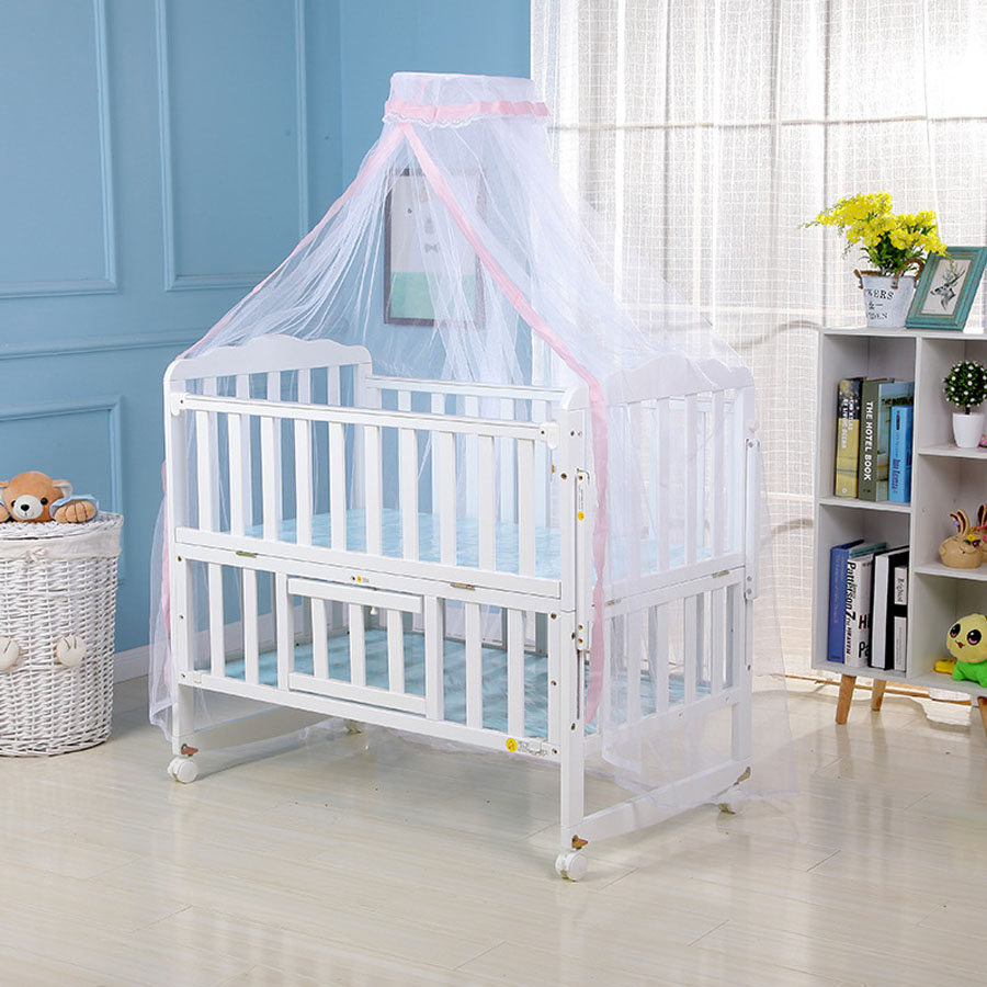 Baby Nursery Accessories - Baby Crib Mosquito Net Summer Mesh