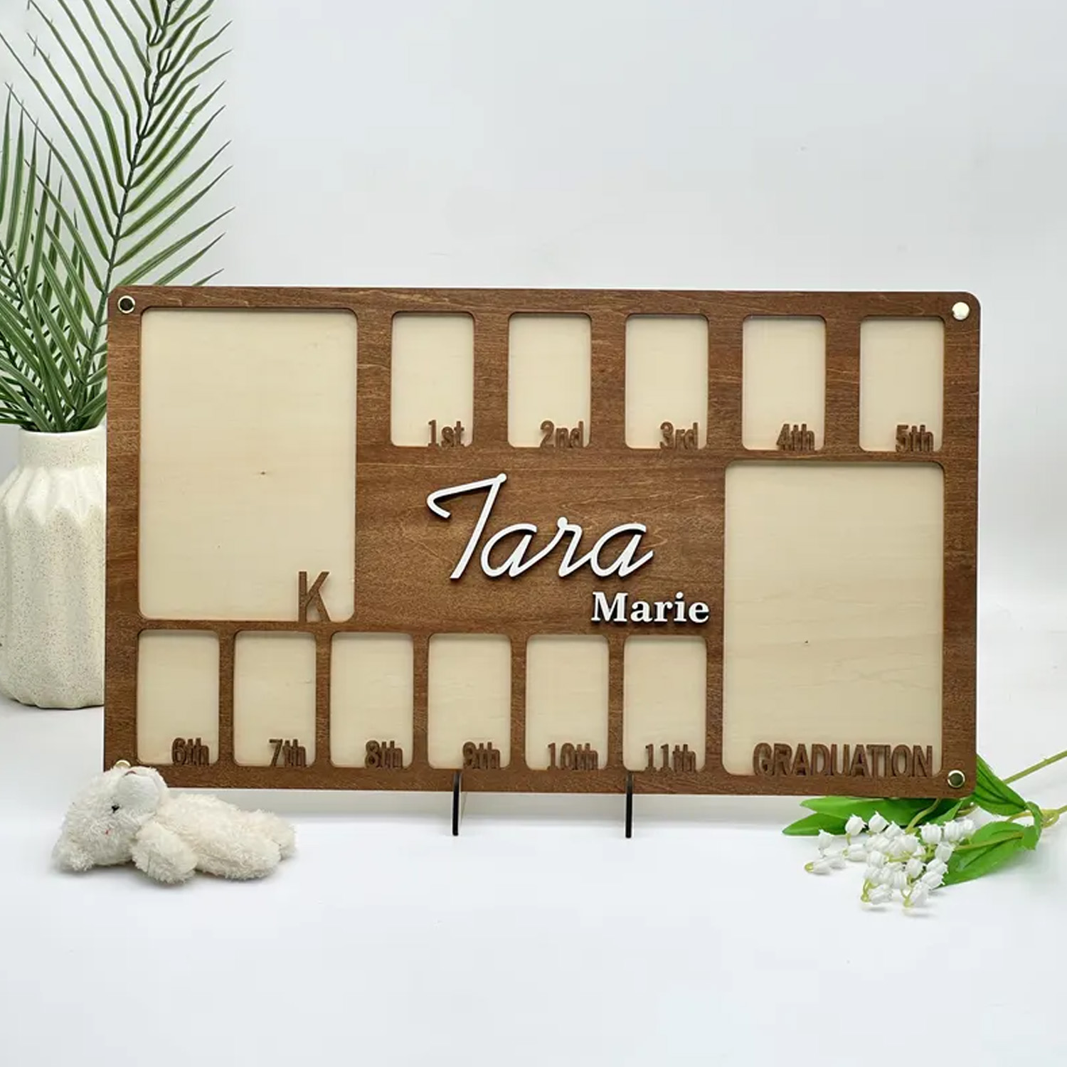 Baby Nursery Wall - 1Pc Custom Grade Photo Frame Wooden