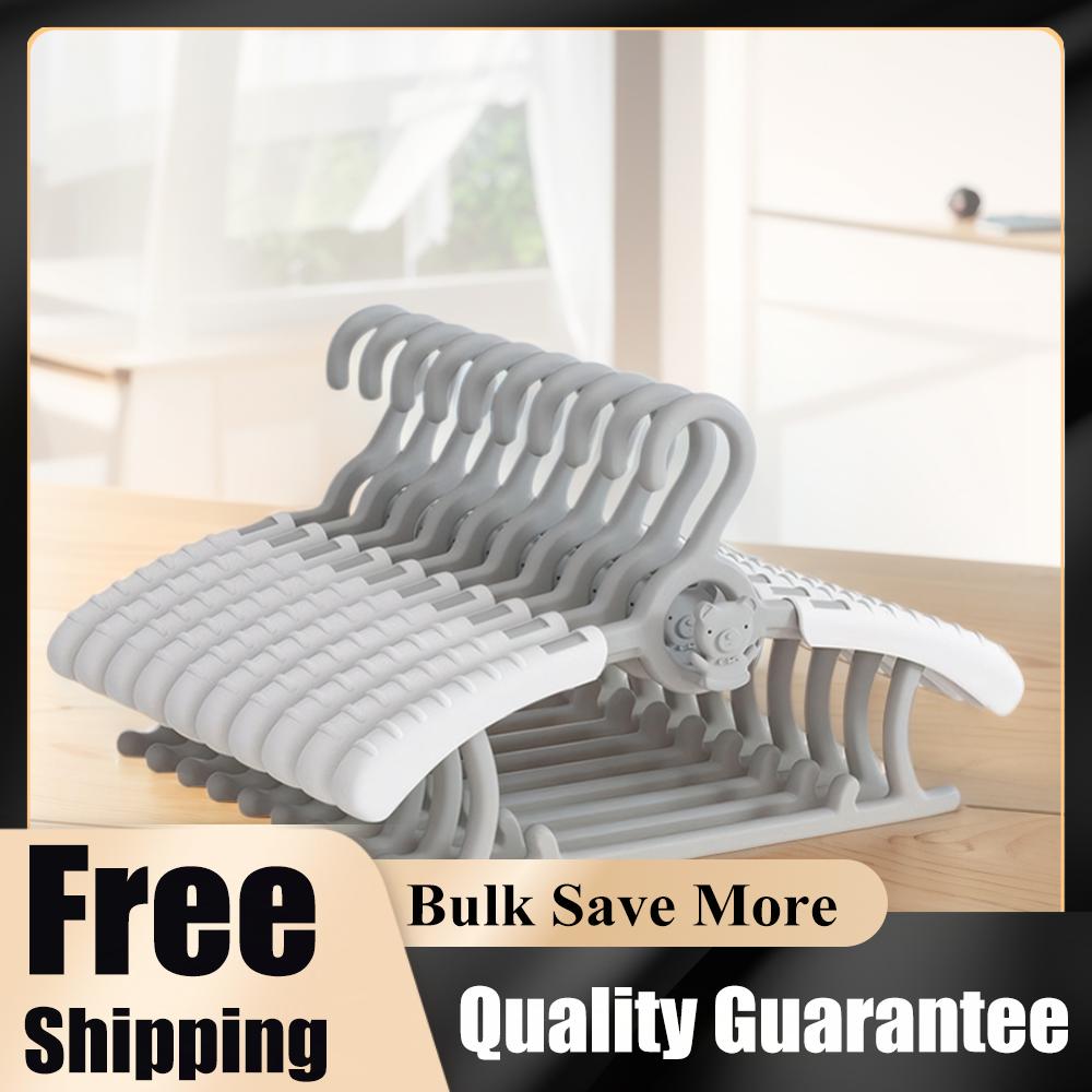Baby Nursery Boy - 10Pcs Extendable Infant Pants Hanger Baby