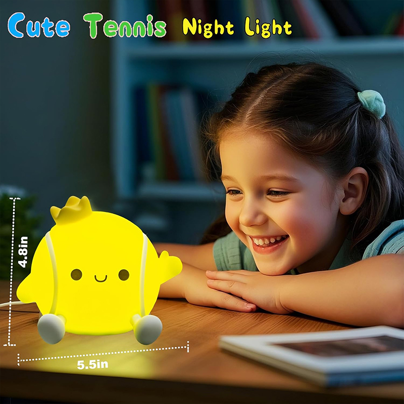 Cute Tennis Night Light Silico - Baby Nursery Night Light 评论和价格