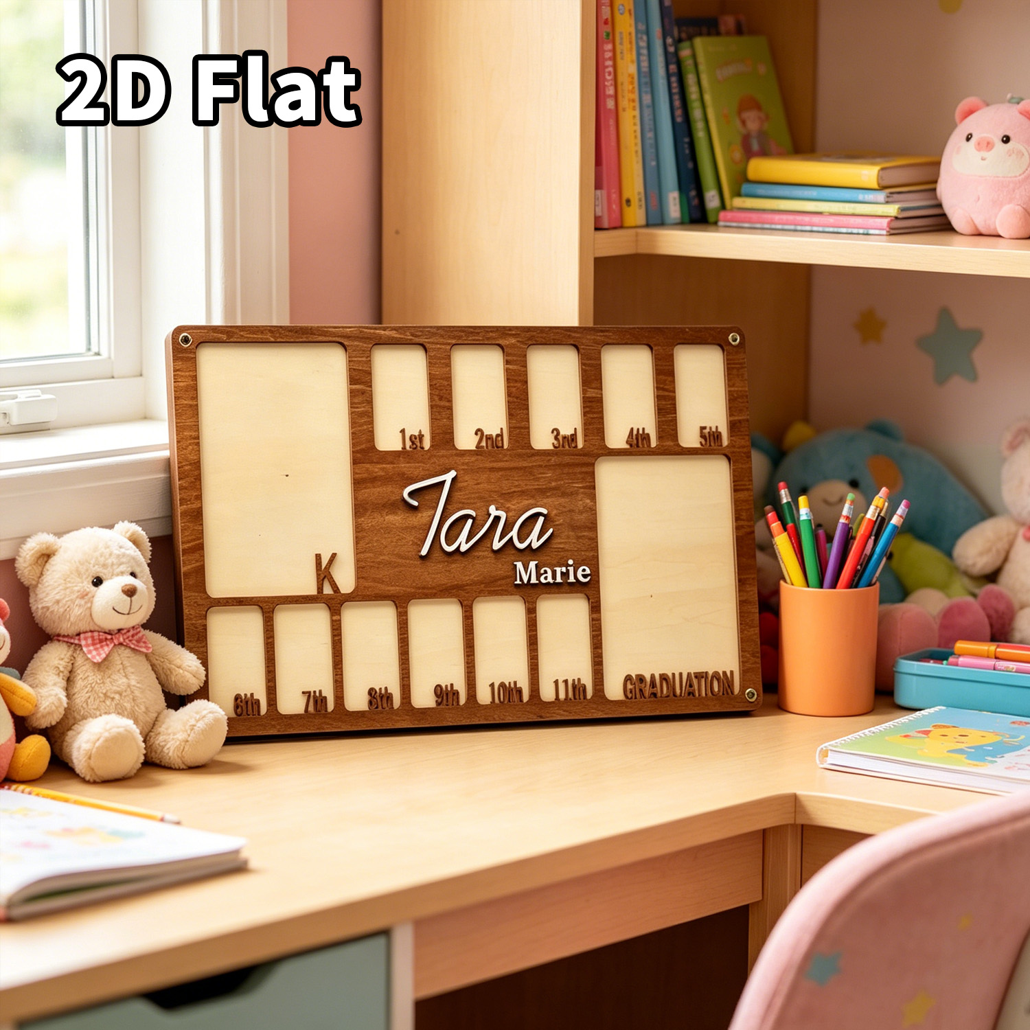 1Pc Custom Grade Photo Frame W - Baby Nursery Wall 评论和价格