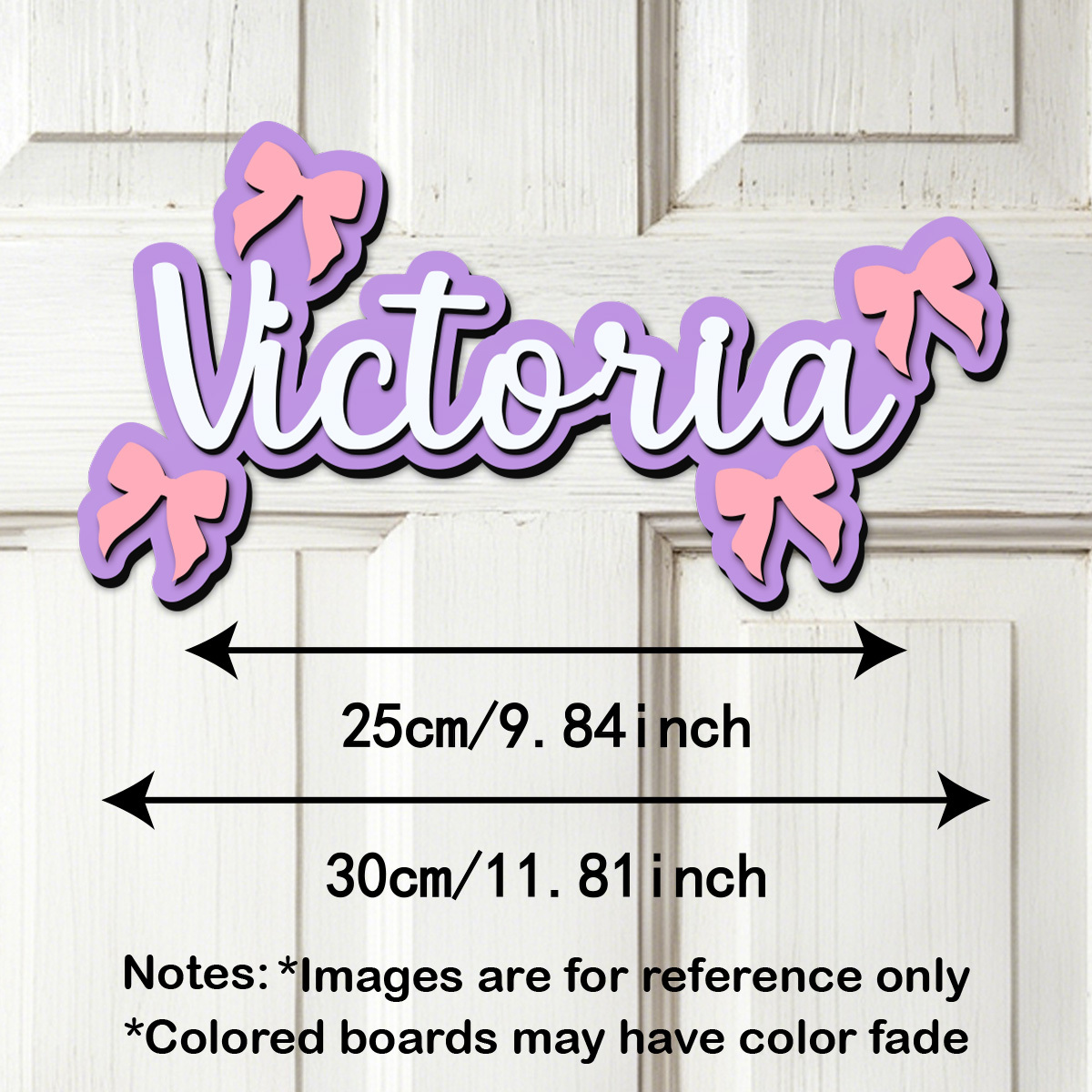 Personalized Bow Accent Wooden - Baby Nursery Accent Wall 评论和价格