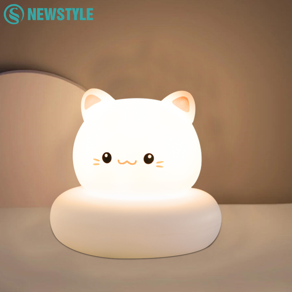LED Nursery Cat Night Light 3  - Baby Nursery Night Light 评论和价格