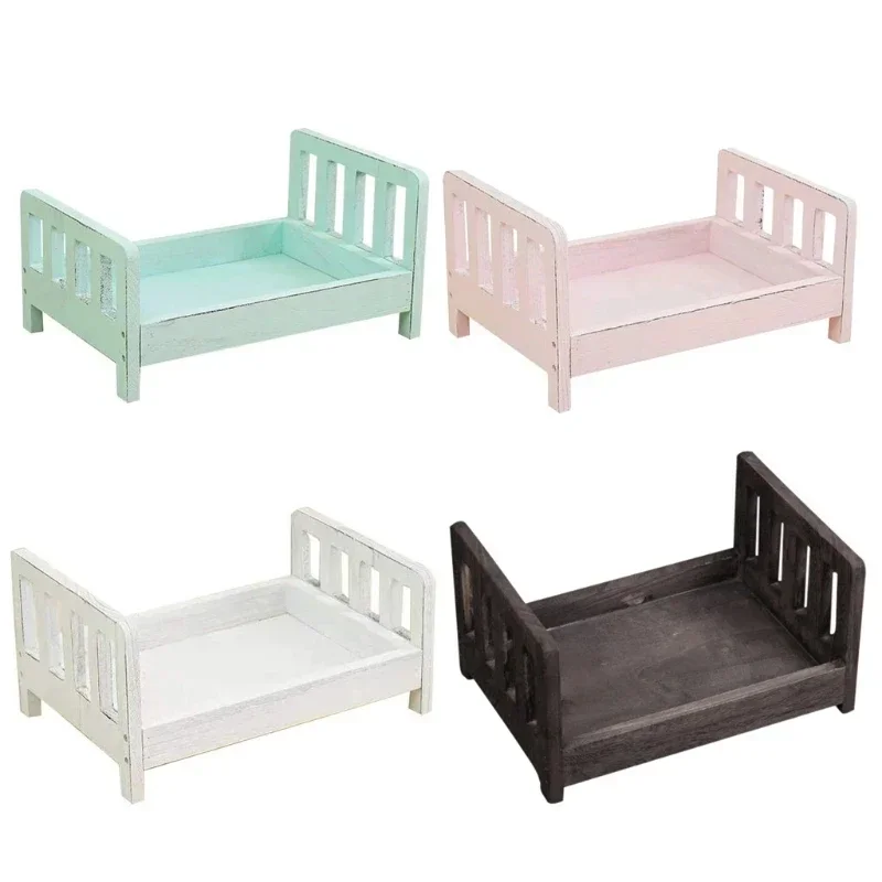 Infant Posing Sofa Retro Wood  - Baby Nursery Boy 评论和价格