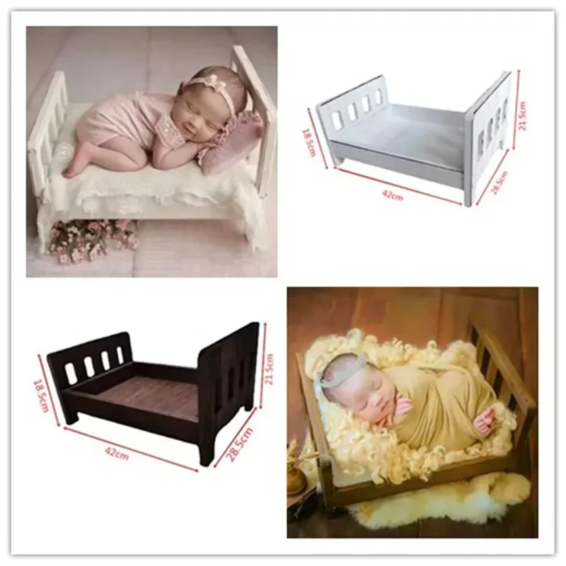 Infant Posing Sofa Retro Wood  - Baby Nursery Boy 评论和价格