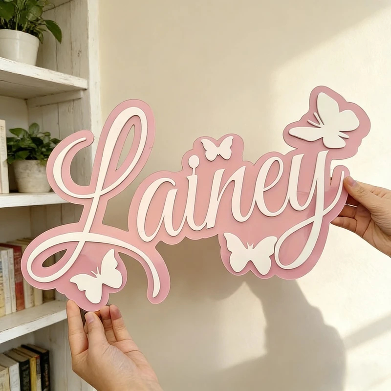 Personalized Baby Name Plaque, - Baby Nursery Wall 评论和价格