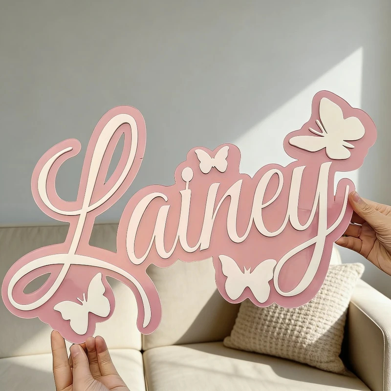 Personalized Baby Name Plaque, - Baby Nursery Wall 评论和价格