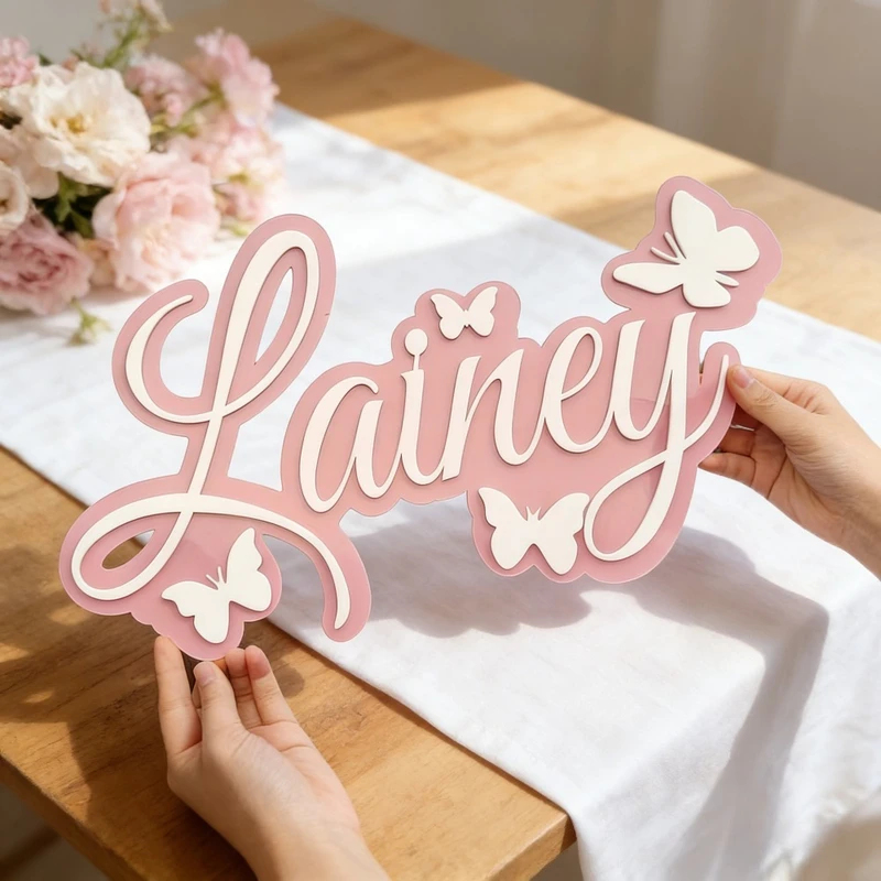 Personalized Baby Name Plaque, - Baby Nursery Wall 评论和价格