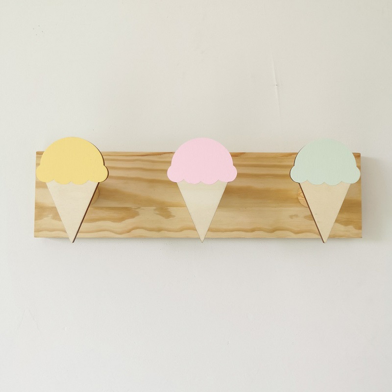 Girl Decorative Hooks Wooden W - Baby Nursery Hooks 评论和价格