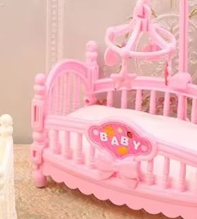 1:12 Dollhouse Miniature Mini  - Baby Nursery Furniture 评论和价格