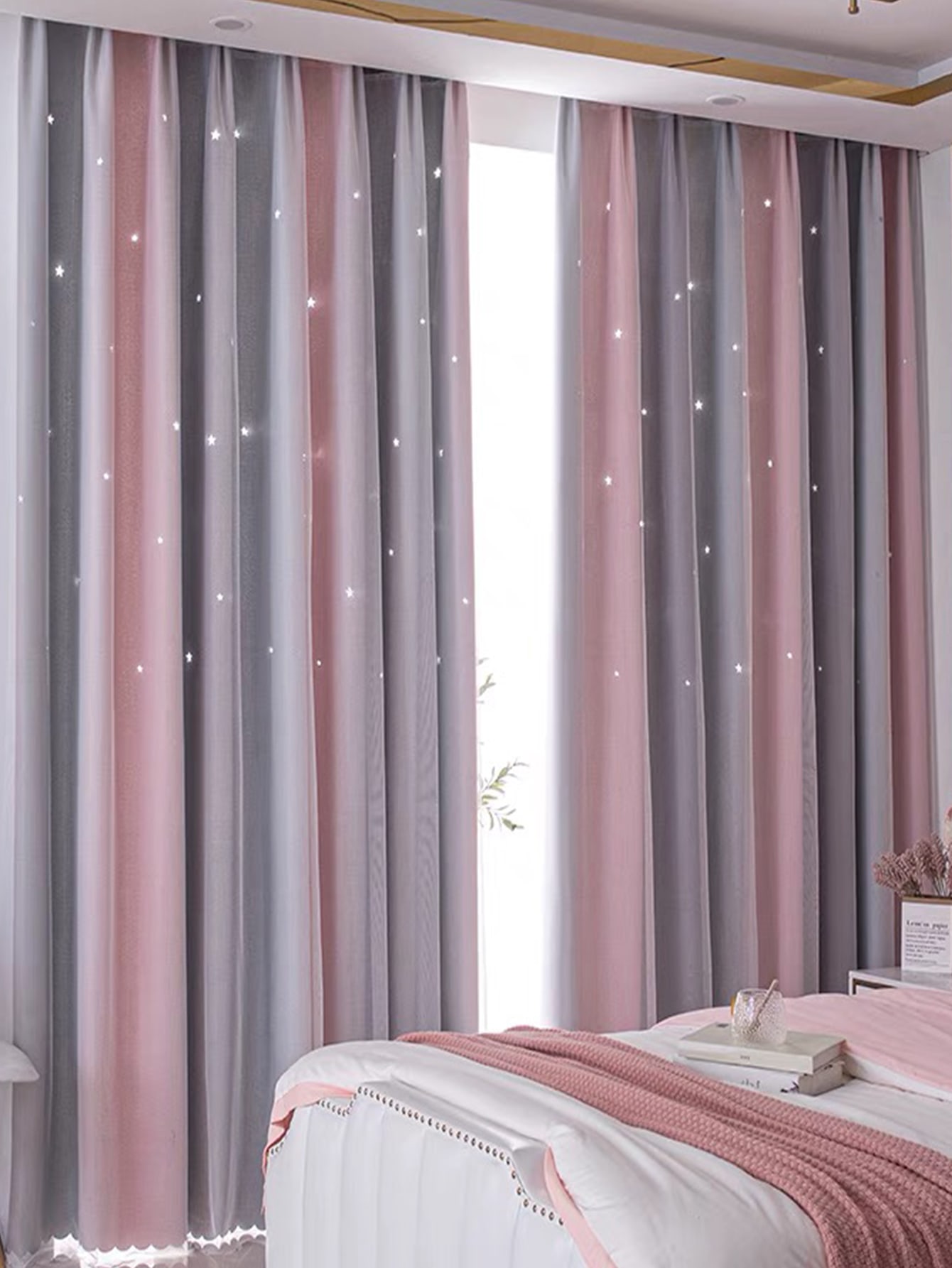 Blackout Kids Curtains for Bed - Baby Nursery Blackout Curtains 评论和价格