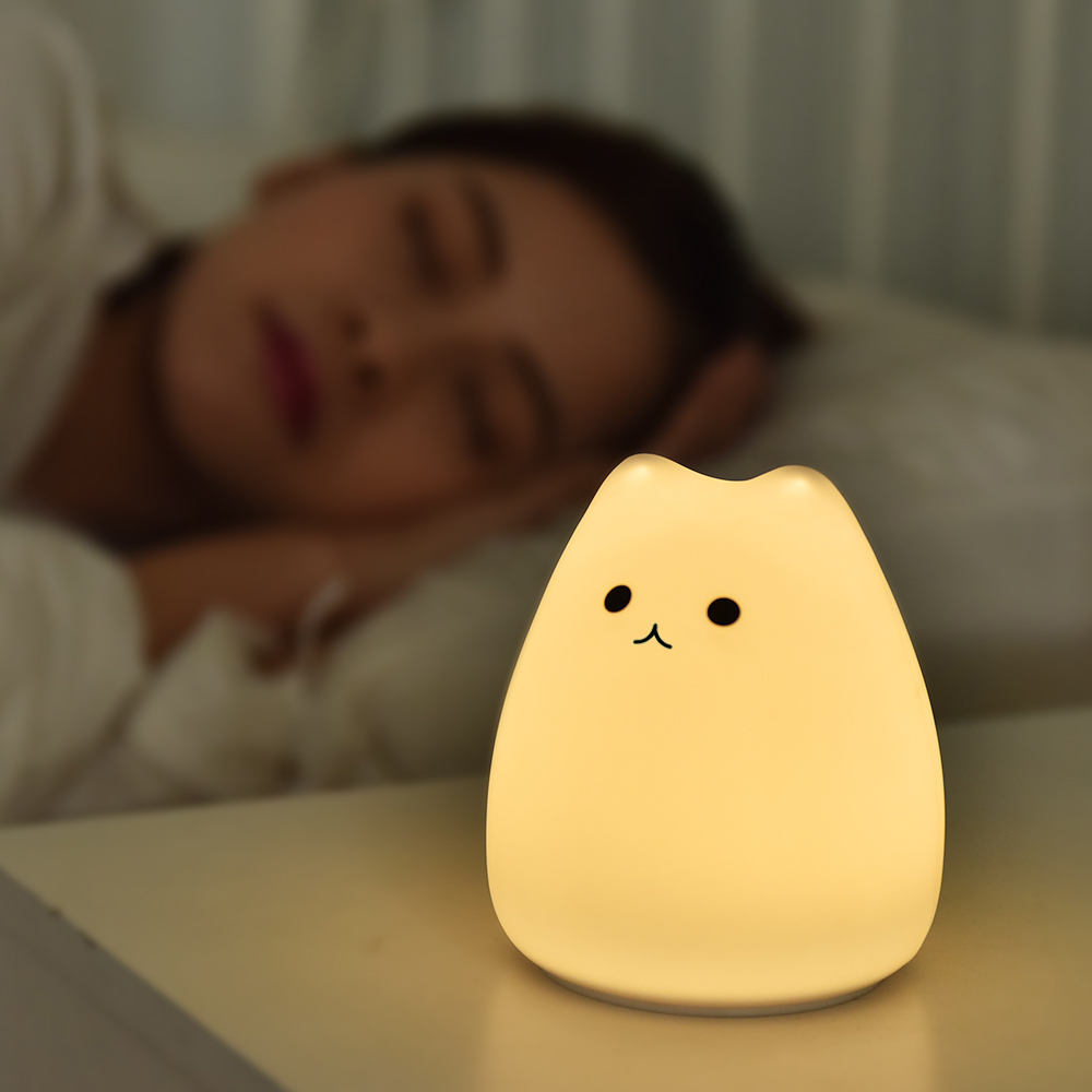 Cute Cat Night Light For Baby  - Baby Nursery Night Light 评论和价格
