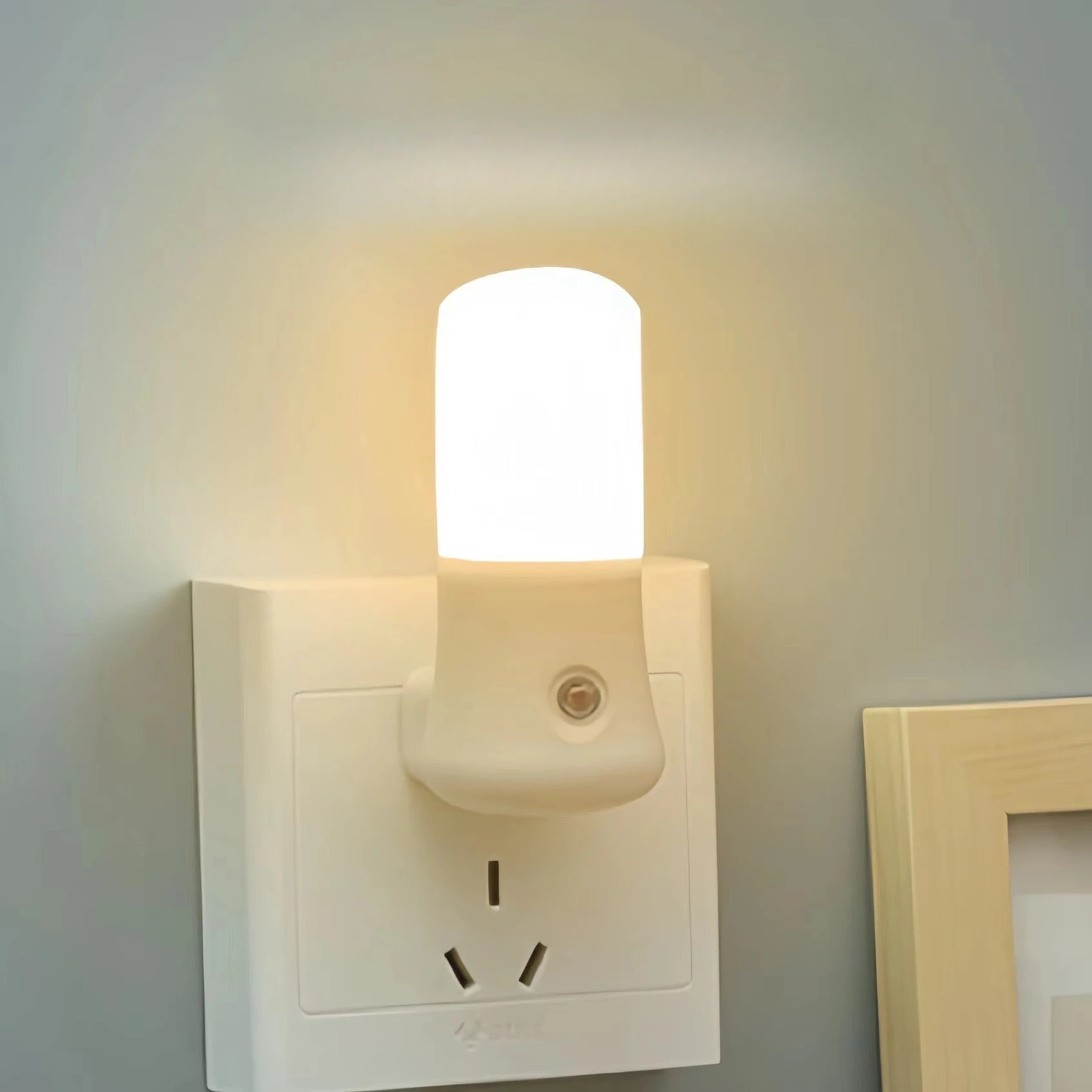 LED Night Light  White EU /USP - Baby Nursery Night Light 评论和价格