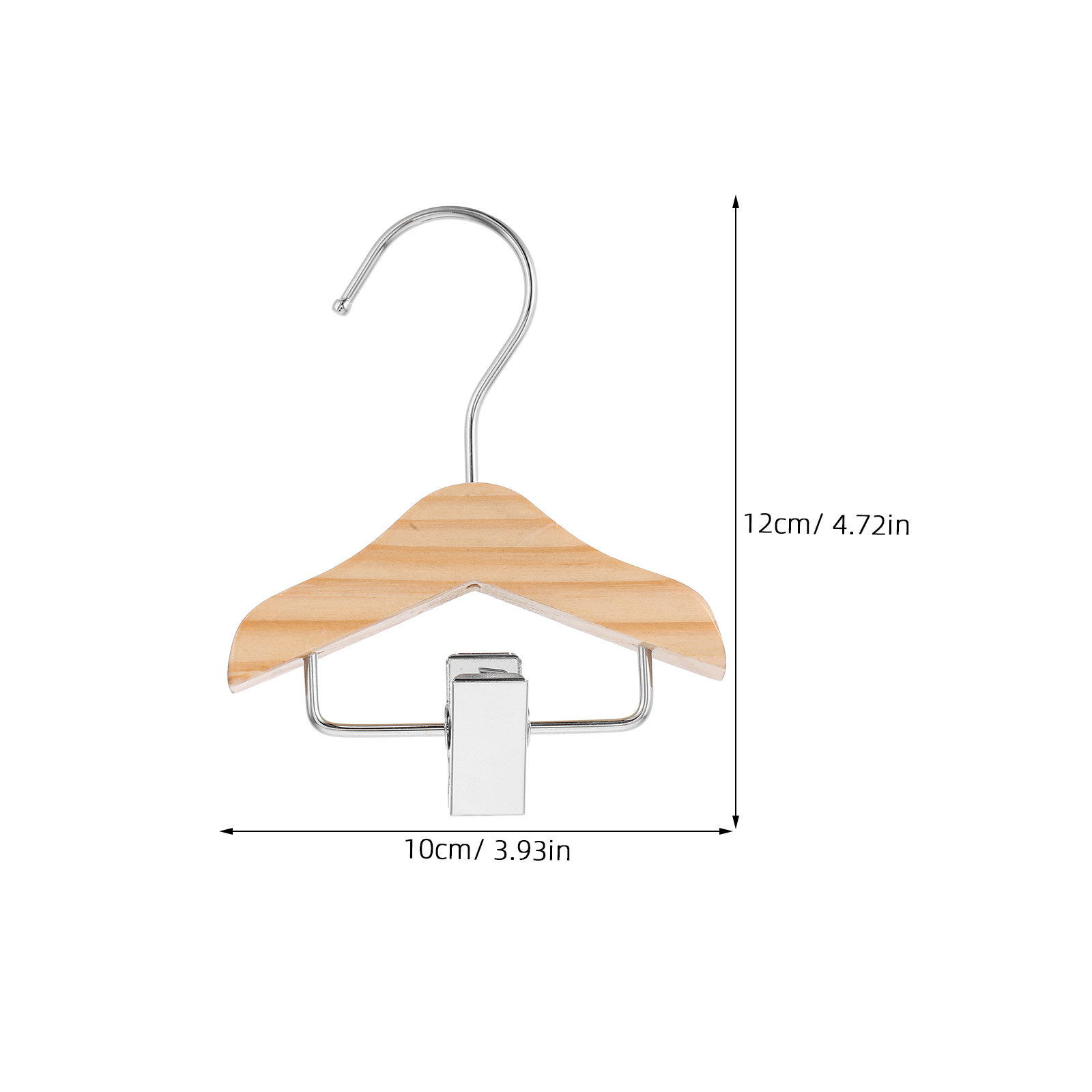 5Pcs Wood Mini Clothes Hangers - Baby Nursery Boy 评论和价格