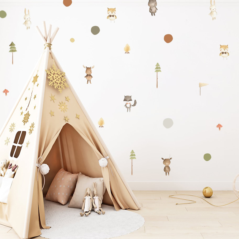Cartoon Cute Fox Rabbit Animal - Baby Nursery Furniture 评论和价格