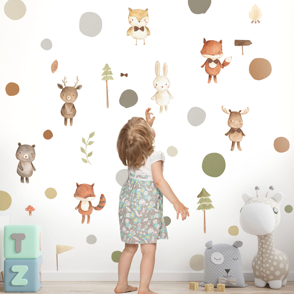 Cartoon Cute Fox Rabbit Animal - Baby Nursery Furniture 评论和价格