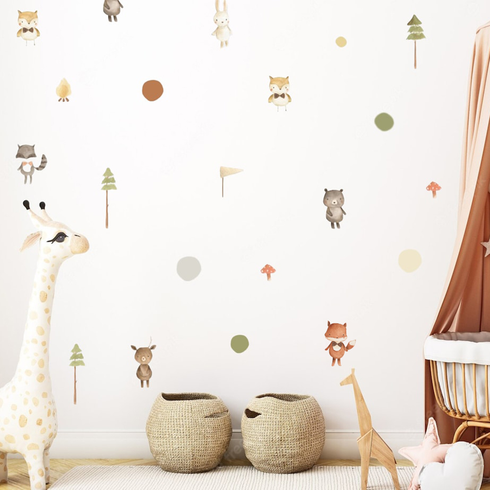 Cartoon Cute Fox Rabbit Animal - Baby Nursery Furniture 评论和价格