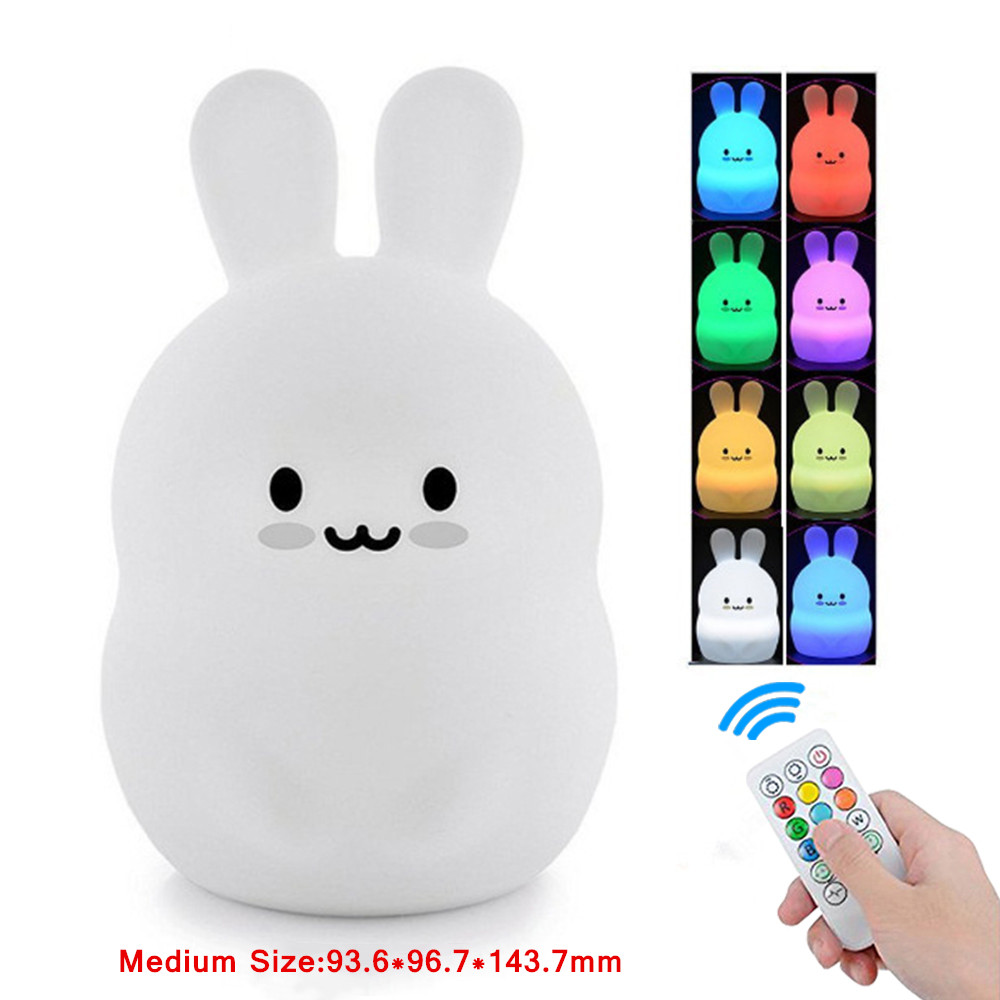 Touch Sensor Rabbit Night Ligh - Baby Nursery Night Light 评论和价格