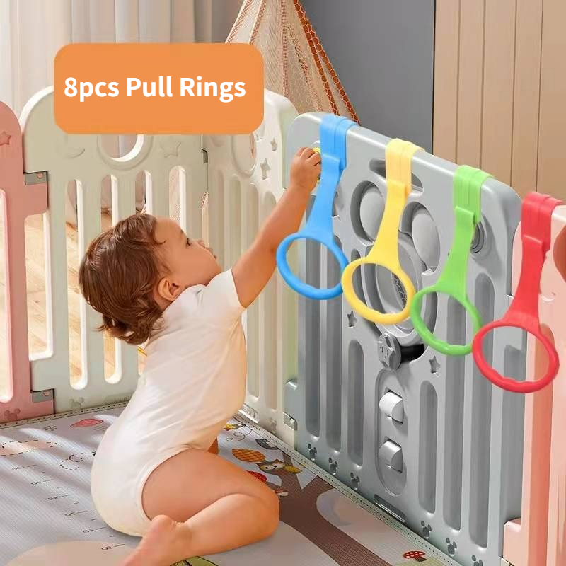 8pcs Pull Rings for Playpen Ba - Baby Nursery Hooks 评论和价格