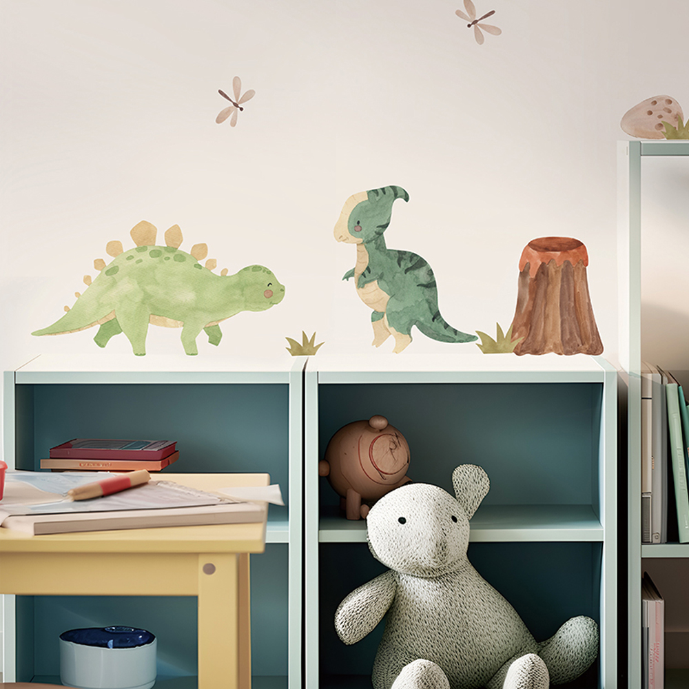 Dinosaur Wall Decals, Dino Alp - Baby Nursery Accessories 评论和价格