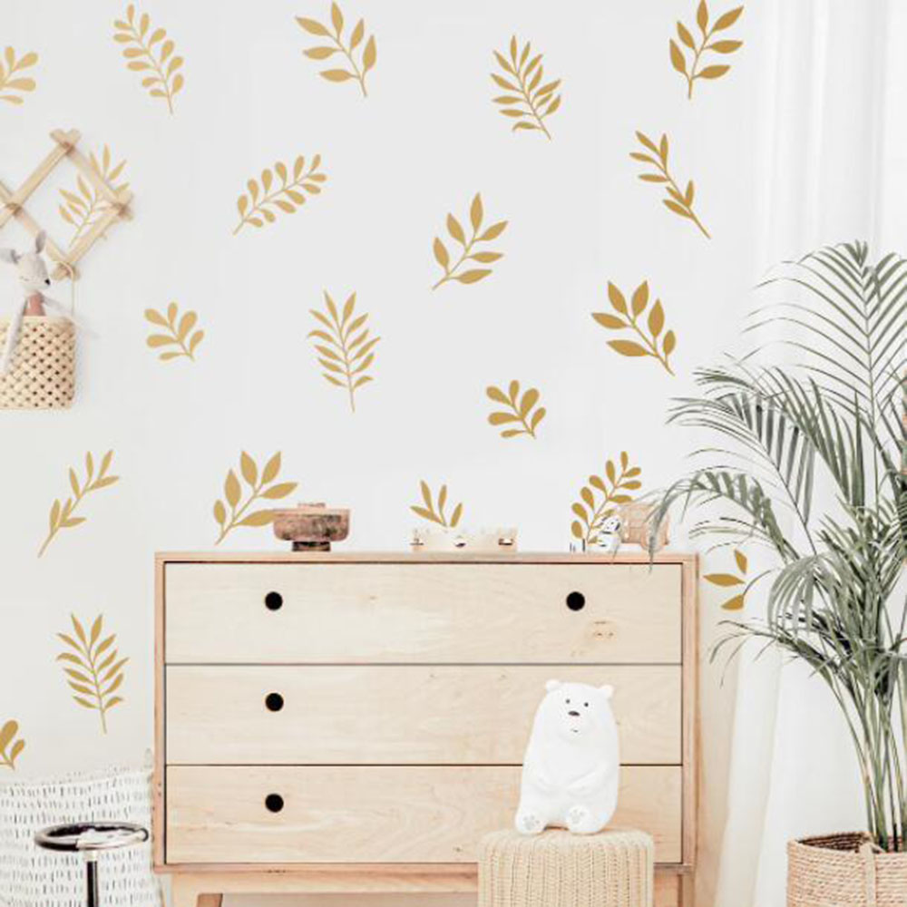 41Pcs Botanical Leaf Wall Stic - Baby Nursery Furniture 评论和价格