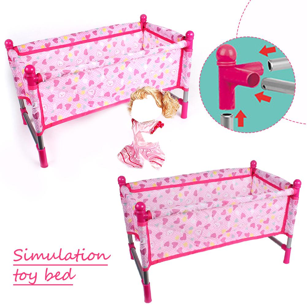 Toy Bed Simulation Baby Doll B - Baby Nursery Furniture 评论和价格