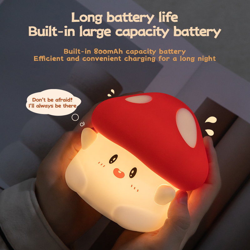 Mushroom Night Light LED Recha - Baby Nursery Night Light 评论和价格
