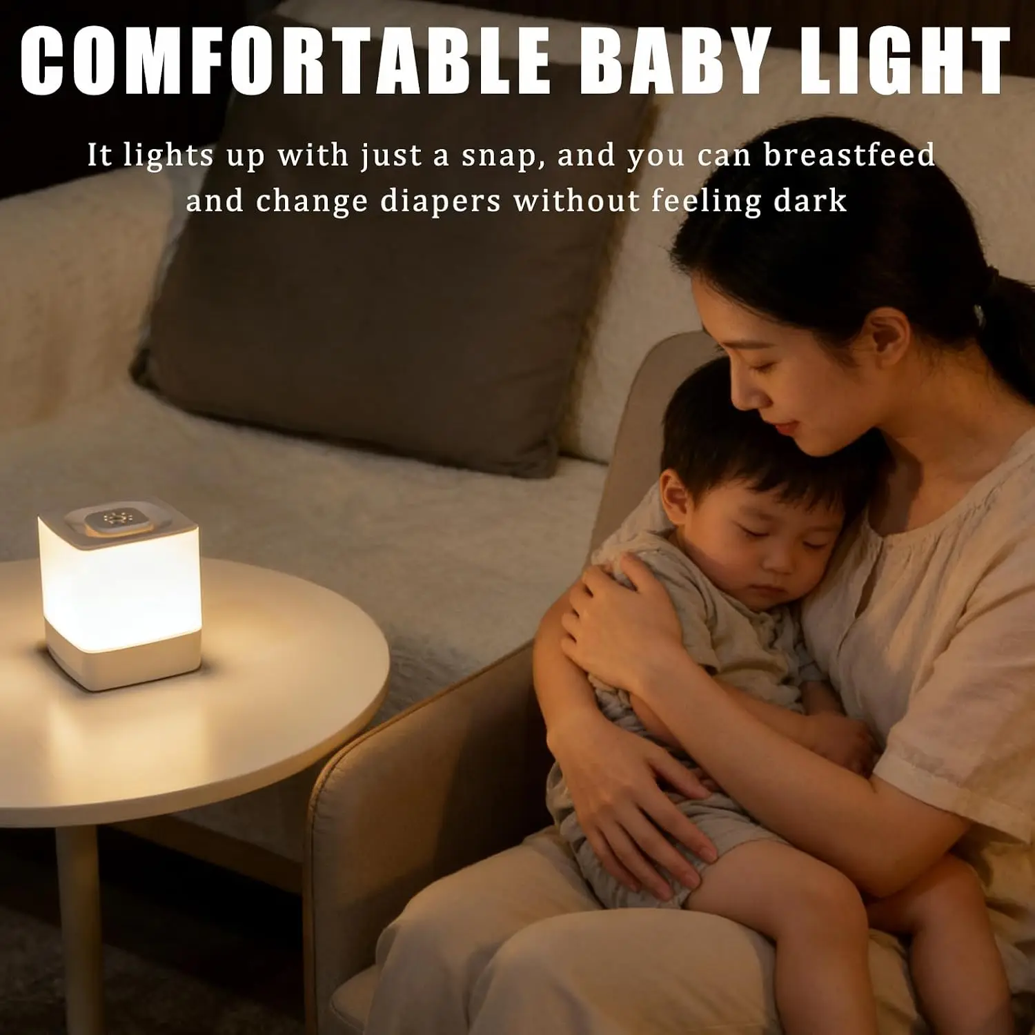 LED Night Light Bedside Lamp,T - Baby Nursery Night Light 评论和价格