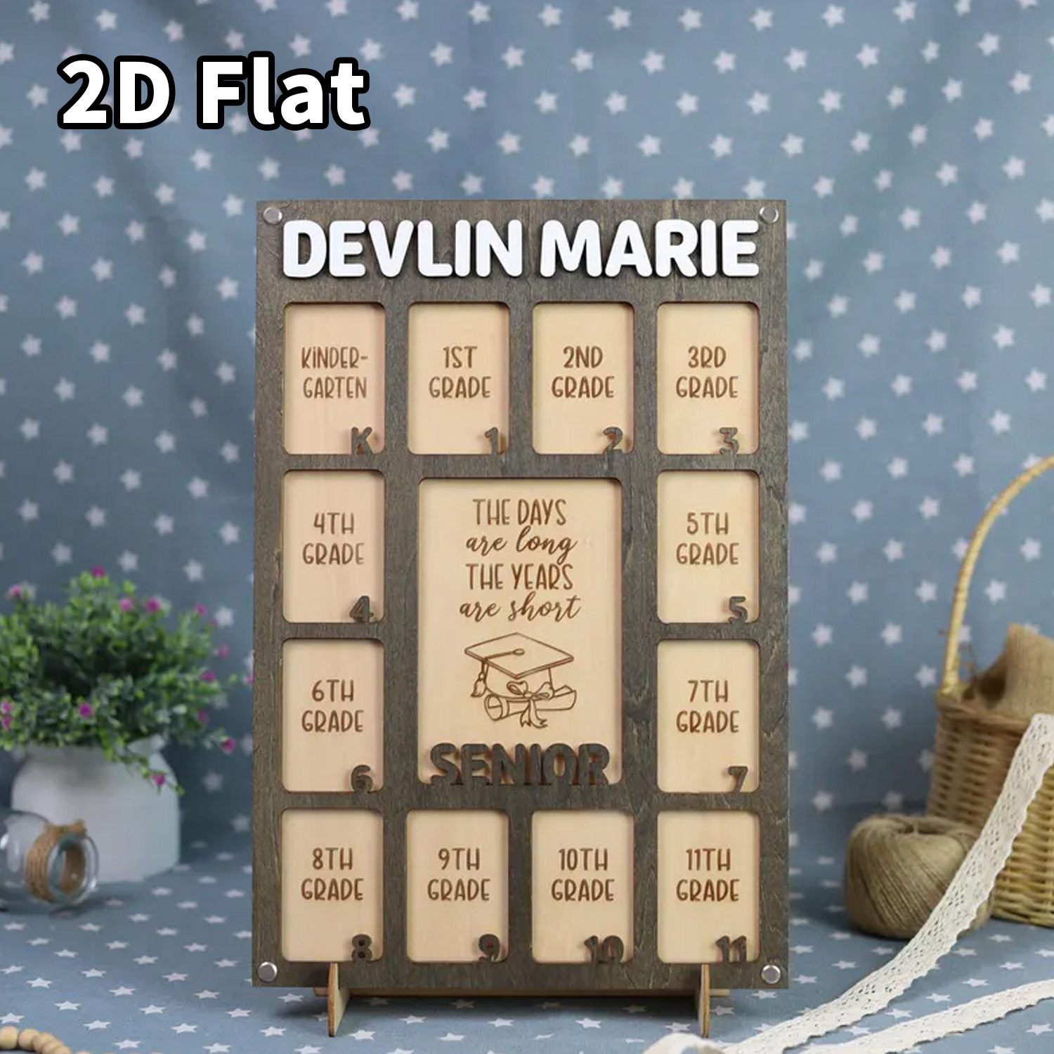 1Pc Custom Grade Photo Frame W - Baby Nursery Wall 评论和价格