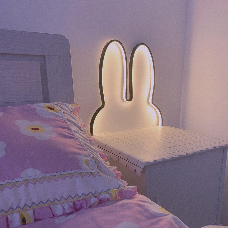 Cute Led Rabbit Wall Lights US - Baby Nursery Night Light 评论和价格