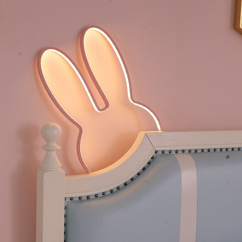 Cute Led Rabbit Wall Lights US - Baby Nursery Night Light 评论和价格