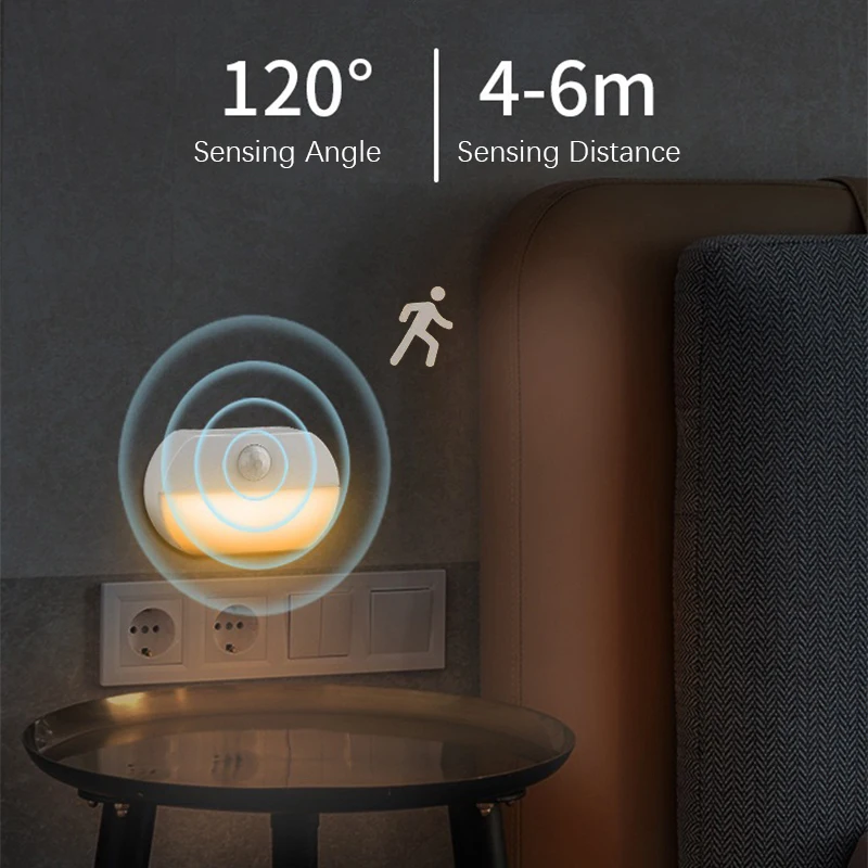 LED Human Body Sensing Night L - Baby Nursery Night Light 评论和价格