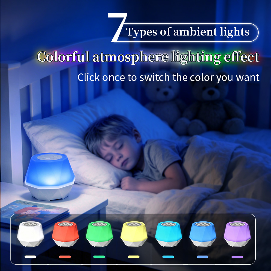 White Noise Function Night Lig - Baby Nursery Night Light 评论和价格
